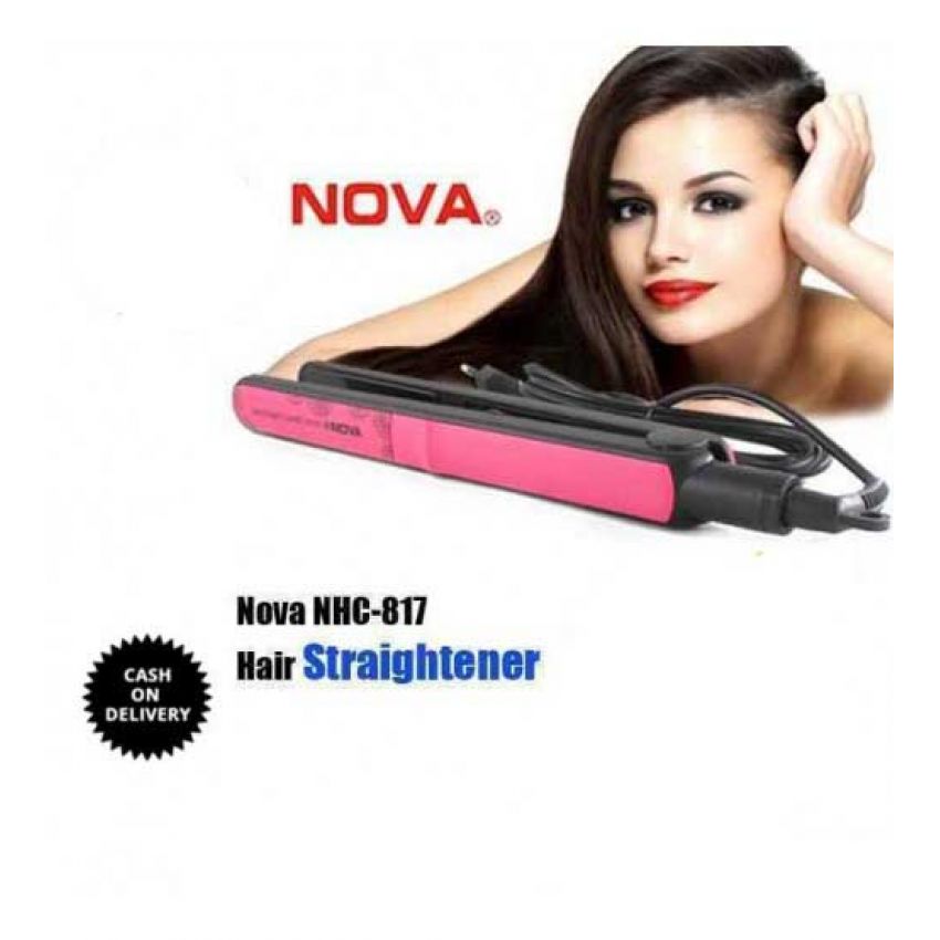 1 Nova Professional Hair Straightener NHC817CRM in Pakistan
